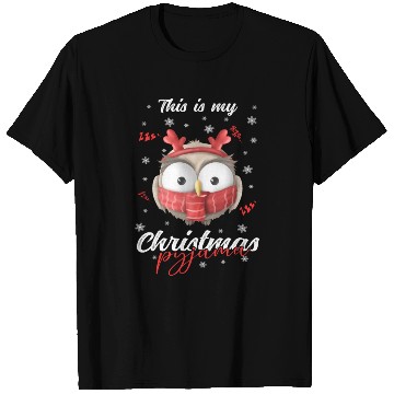 Discover Winter Christmas Pyjama Owl T Shirts