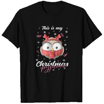 Discover Winter Christmas Pyjama Owl T Shirts