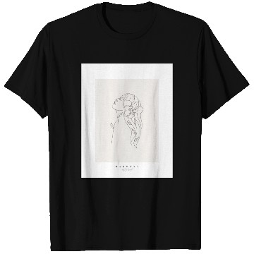 Discover beige minimalist woman line art T Shirts