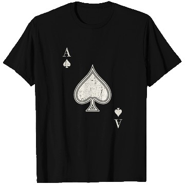 Discover Ace Of Spades Blackjack Cards Poker 21 T Shirts