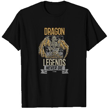 Discover Dragon Legends Never Die T Shirts
