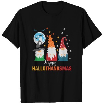 Discover Happy Hallothanksmas Gnomes Lover Halloween T Shirts