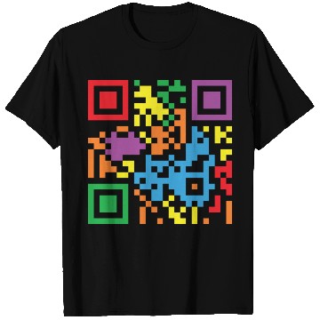 Discover LBGT Flag Gay Pride Human QR Code T Shirts
