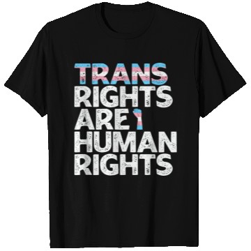 Discover LBGT Flag Gay Pride Trans rights are human rights T Shirts