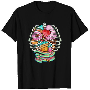 Discover Unicorn Anatomy Sweet Inside T Shirts
