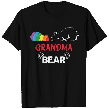 Discover LBGT Flag Gay Pride Human Grandma Bear T Shirts
