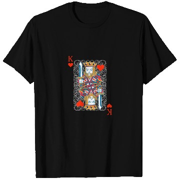 Discover King of Hearts, Poker T Shirts