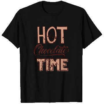 Discover Cute winter quotes - hot chocolate time T Shirts