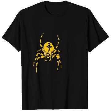 Discover yellow black stripes spider trick or treat T Shirts