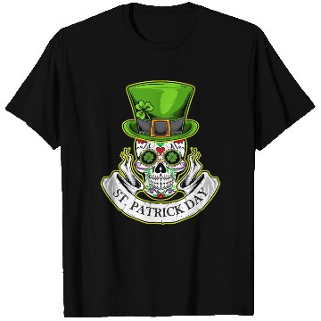 Discover Sugar Skull | St Patrick Day | Lucky Charm Irish T Shirts