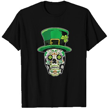 Discover Sugar Skull | St Patricks Day of the Dead T Shirts