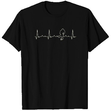 Discover Ice Hockey Player. Heart. Love. EKG. Pulse. Beat. T Shirts