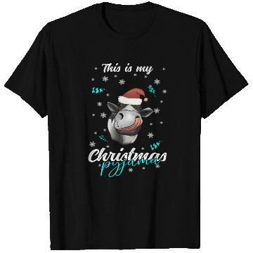 Discover Winter Christmas Pyjama Cow T Shirts