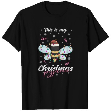 Discover Winter Christmas Pyjama Bee T Shirts
