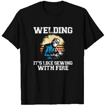 Discover Welder Welding Vintage Retro T Shirts