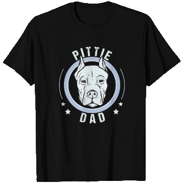 Discover Pittie Dad Funny Pit Bull Dad Gifts T Shirts