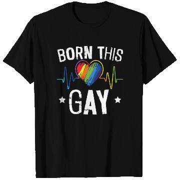 Discover Born This Gay Rainbow Pride Month LGBTQ Gay Pride T Shirts