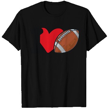 Discover I Love Football For Lovers American Football T Shirts