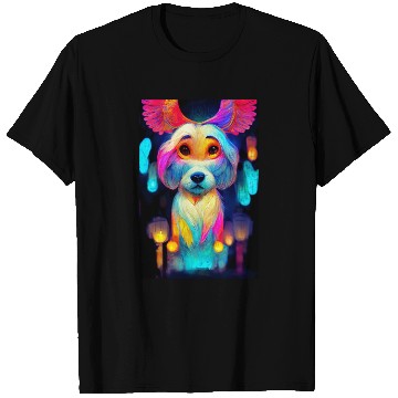 Discover Angel Dog 014 T Shirts