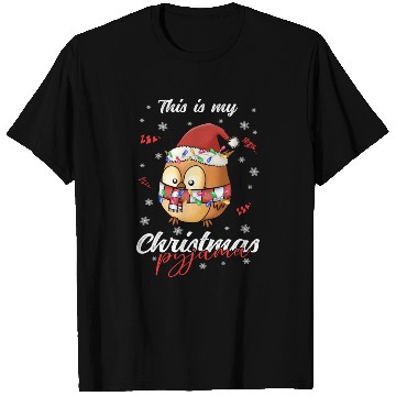 Discover Winter Christmas Pyjama Owl T Shirts