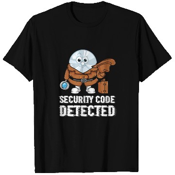 Discover Network And Computer Security Hard Disc Detective T Shirts