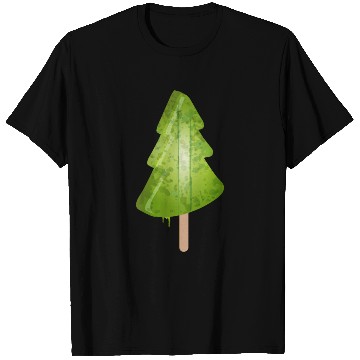 Discover glowing christmas tree ice in christmas tree green T Shirts