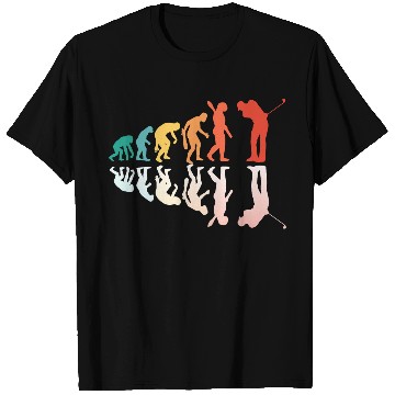 Discover Human Evolution Band Golf T Shirts