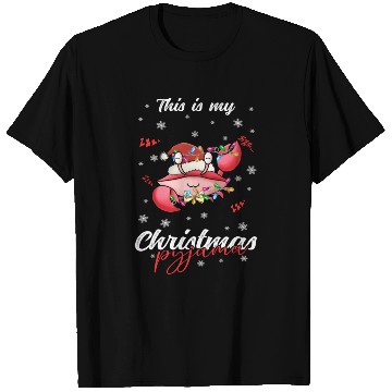 Discover Winter Christmas Pyjama Crab T Shirts