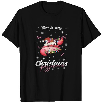 Discover Winter Christmas Pyjama Crab T Shirts