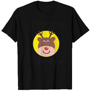Discover Funny Christmas Rudolph gift for Londoner T Shirts