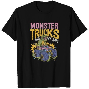 Discover Monster Trucks Are My Jam Vintage Retro T Shirts