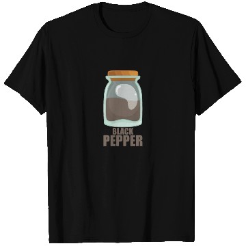 Discover Black Pepper Spice Flavor Food Cooking T Shirts