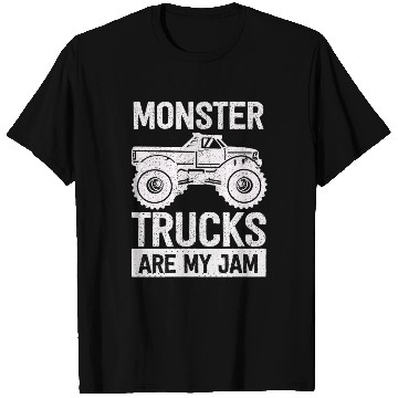 Discover Monster Trucks Are My Jam Vintage Retro T Shirts