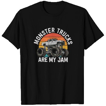 Discover Monster Trucks Are My Jam Vintage Retro T Shirts
