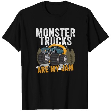 Discover Monster Trucks Are My Jam Vintage Retro T Shirts