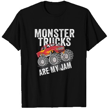 Discover Monster Trucks Are My Jam Vintage Retro T Shirts
