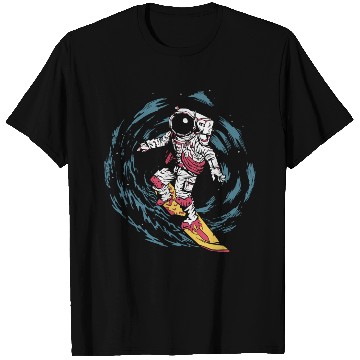 Discover Astronaut Surfing T Shirts