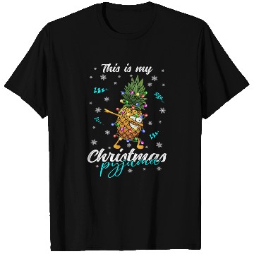 Discover Winter Christmas Pyjama Pineapple T Shirts