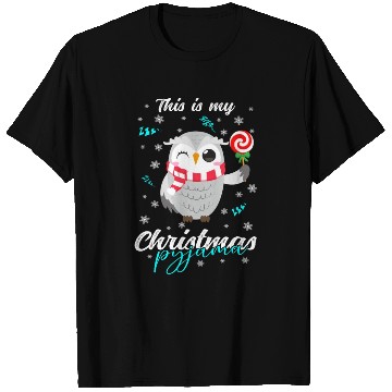 Discover Winter Christmas Pyjama Owl T Shirts