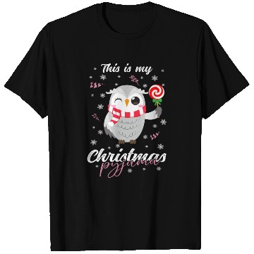 Discover Winter Christmas Pyjama Owl T Shirts