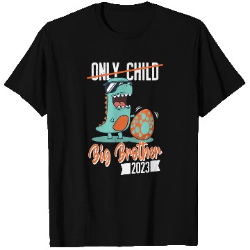 Discover Only Child Dinosaur Baby Egg 2023 Big Brother T Shirts