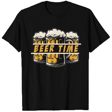 Discover Beer Time Drinking Men Beer Lover T Shirts