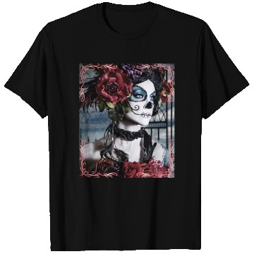 Discover Beauty Dance Macabre Sugar Skull Girl T Shirts
