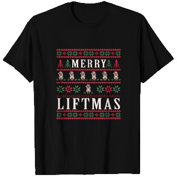 Discover Merry Liftmas Christmas Bodybuilder Gym Workout T Shirts