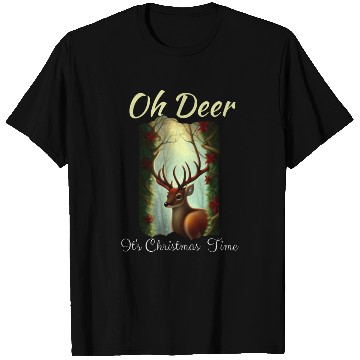 Discover Oh Deer It's Christmas Time T Shirts