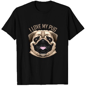 Discover Dog Lover - I Love My Pug T Shirts
