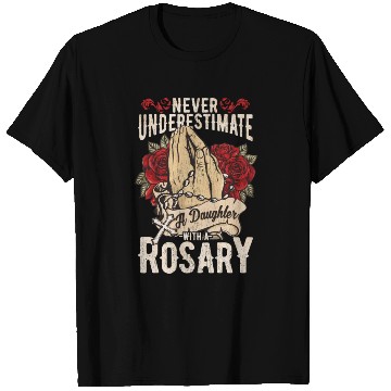 Discover Catholic Rosary T Virgin Mary Idea Christian T Shirts