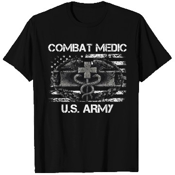 Discover Us Army Combat Medic U.S Army Veteran T Shirts