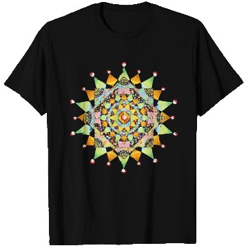 Discover Patchwork Filigree Mandala T Shirts