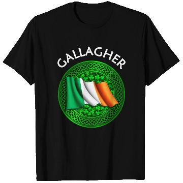 Discover Gallagher Shamrock & Irish Flag T Shirts